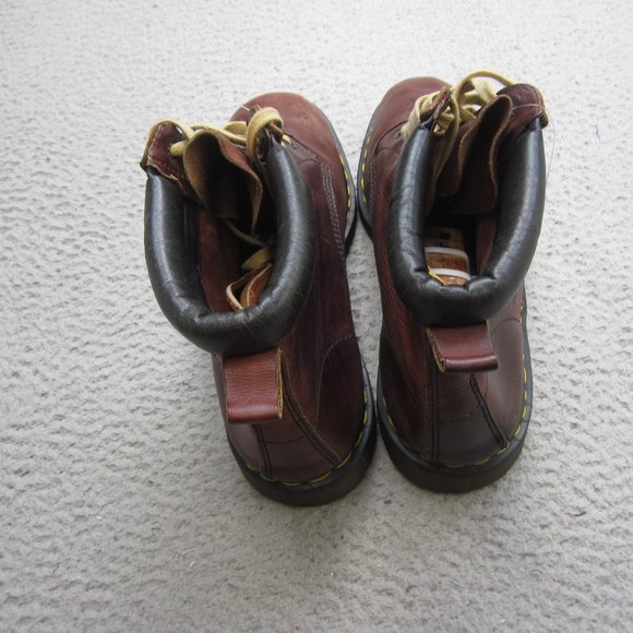 Dr Doc Martens Boots Mens Size 12 Red Leather The Original Chukka Ankle England main image 15